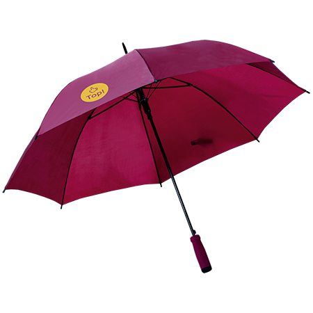 Regenschirm Automatik ø 94 x 82 cm Ramen aus Fiberglas Stiel aus Metall Griff aus SchaumstoffP-190T